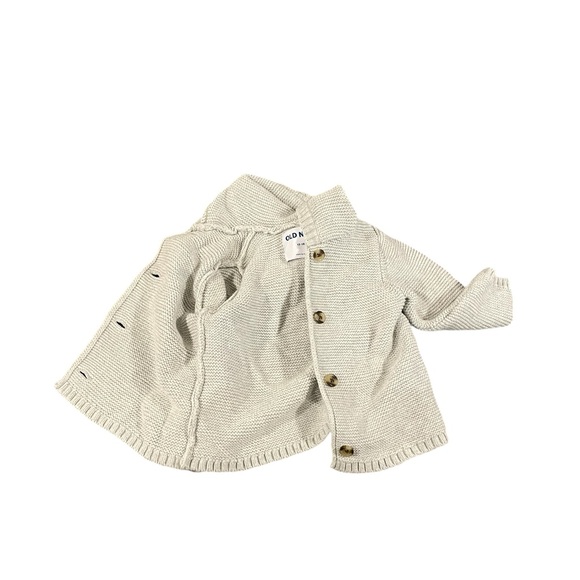 Duo button cardigans with bear ears ( beige and gray) - Picture 3 of 8